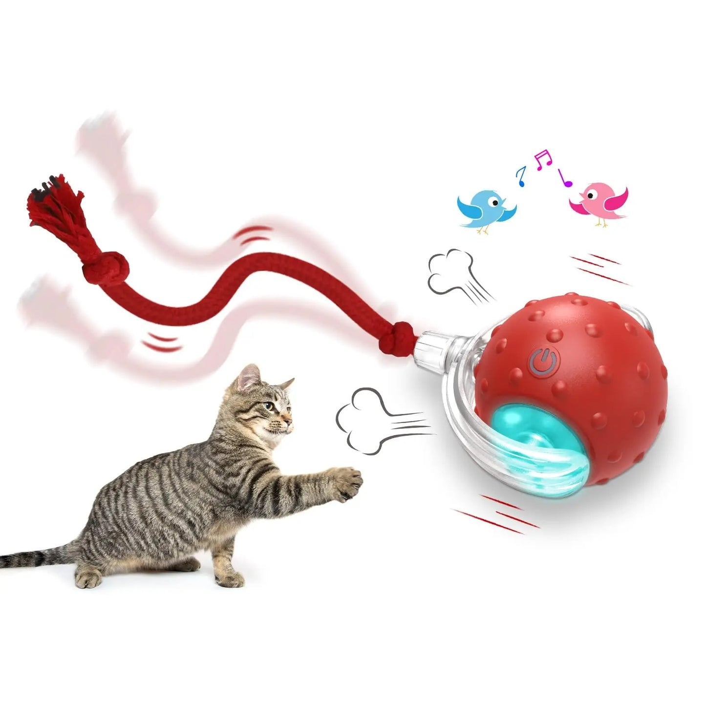 Interactive Cat Toy, Super Drive Cat. Rolling Ball
