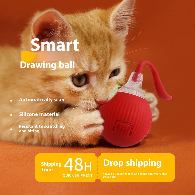 Interactive Cat Toy, Super Drive Cat. Rolling Ball